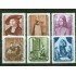 Alemania Oriental - 223/28 - GDERMANY 1955 Obras maestras del museo de Dresde (fijasellos)
