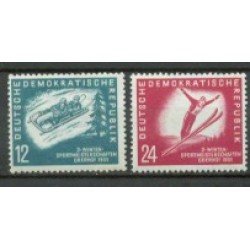Alemania Oriental - 32/33 - GERMANY 1951 2º Campeonatos deportivos invierno-Oberhof (fijasellos) Alemania Oriental - 32/33 - GERMANY 1951 2º Campeonatos deportivos invierno-Oberhof (fijasellos)
