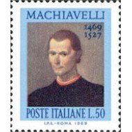 Italia - 1036 - 1969 5º Cent. de Maquiavelo Lujo