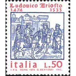 Italia - 1194 - 1974 500º Aniv. del poeta L. Ariosto Lujo