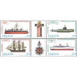 Italia - 1405/08 - 1979 Construcciones navales Barcos Lujo
