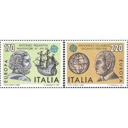 Italia - 1418/19 - 1980 Europa-personajes célebres-Lujo