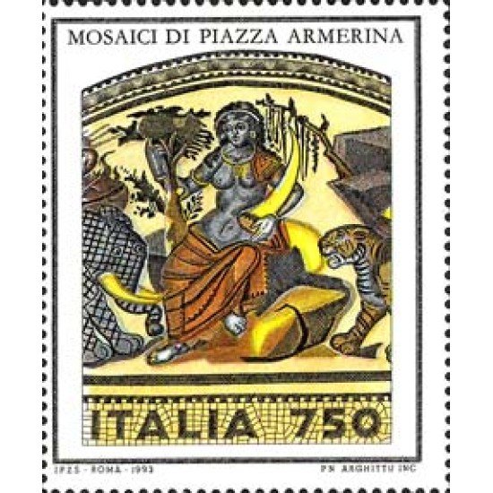 Italia - 2001 - 1993 Patrimonio artístico-mosaio-Lujo Italia - 2001 - 1993 Patrimonio artístico-mosaio-Lujo