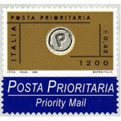 Italia - 2373 - 1999 Sello para el correo urgente Lujo Italia - 2373 - 1999 Sello para el correo urgente Lujo