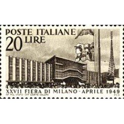 Italia - 536 - 1949 27ª Feria de Milán Lujo Italia - 536 - 1949 27ª Feria de Milán Lujo