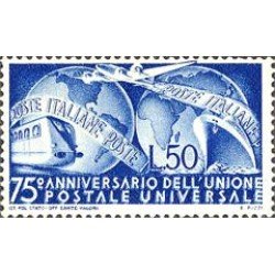 Italia - 538 - 1949 75º Aniv. del UPU Lujo Italia - 538 - 1949 75º Aniv. del UPU Lujo