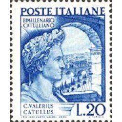 Italia - 552 - 1949 2000 Años muerte del poeta Catulle Lujo Italia - 552 - 1949 2000 Años muerte del poeta Catulle Lujo