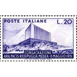 Italia - 594 - 1951 Consagración de Ara Pacis Lujo
