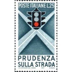 Italia - 743 - 1957 Prevención vial Lujo
