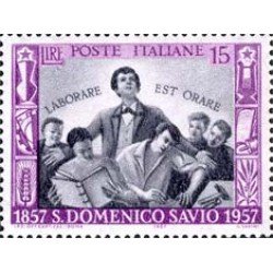 Italia - 751 - 1957 Cent. muerte de St. Domenico Savio Lujo