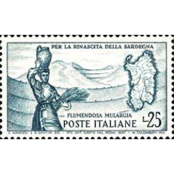 Italia - 753 - 1958 Por el renacimiento de Cerdeña Lujo