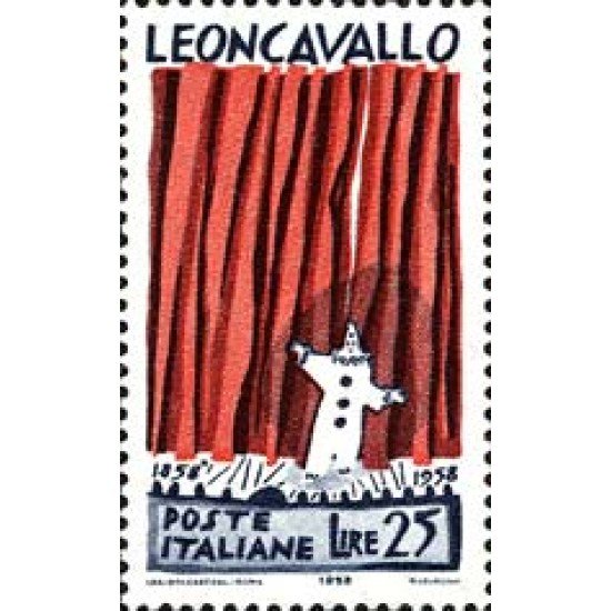 Italia - 761 - 1958 Cent del compositor R. Leoncavallo Lujo