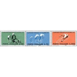 Italia - 868/70 - 1962 Campeonatos del mundo de ciclismo Lujo