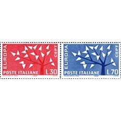 Italia - 873/74 - 1962 europa Lujo