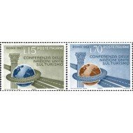 Italia - 891/92 - 1963 Conf. de la ONU sobre el turismo-Roma-Lujo