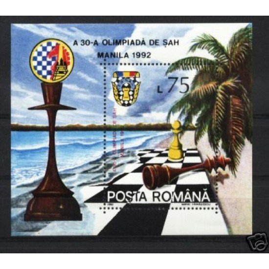 AJZ1  Rumanía  BF 218 BL 273 1992  MNH