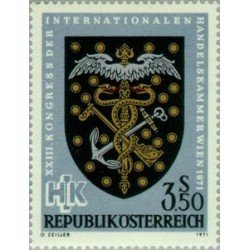 Österreich Austria - 1187 - 1971 23º Congerso Cámara inter. de comercio-Viena-Lujo Österreich Austria - 1187 - 1971 23º Congerso Cámara inter. de comercio-Viena-Lujo