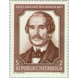 Österreich Austria - 1193 - 1971 Cent. muerte del botánico A. Neilreich Lujo Österreich Austria - 1193 - 1971 Cent. muerte del botánico A. Neilreich Lujo