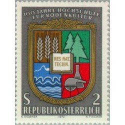 Österreich Austria - 1230 - 1972 Cent. de la escula de agricultura Lujo Österreich Austria - 1230 - 1972 Cent. de la escula de agricultura Lujo