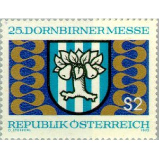 Österreich Austria - 1246 - 1973 25º Aniv. de la feria de Dornbirn Lujo Österreich Austria - 1246 - 1973 25º Aniv. de la feria de Dornbirn Lujo