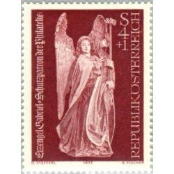 Österreich Austria - 1263 - 1973 Día del sello-estatua del patrón de los filatélicos-Lujo Österreich Austria - 1263 - 1973 Día del sello-estatua del patrón de los filatélicos-Lujo