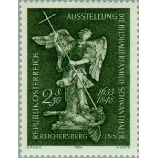 Österreich Austria - 1278 - 1974 Exposición dinastía de escultores Schwanthaler Lujo Österreich Austria - 1278 - 1974 Exposición dinastía de escultores Schwanthaler Lujo