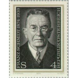 Österreich Austria - 1301 - 1974 Cent. del compositor F. Schmidt Lujo Österreich Austria - 1301 - 1974 Cent. del compositor F. Schmidt Lujo