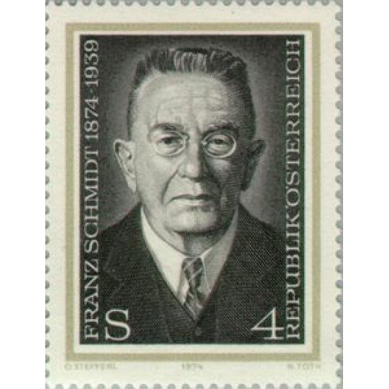 Österreich Austria - 1301 - 1974 Cent. del compositor F. Schmidt Lujo Österreich Austria - 1301 - 1974 Cent. del compositor F. Schmidt Lujo