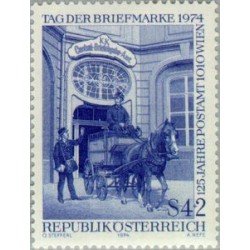 Österreich Austria - 1302 - 1974 Día del sello Lujo Österreich Austria - 1302 - 1974 Día del sello Lujo