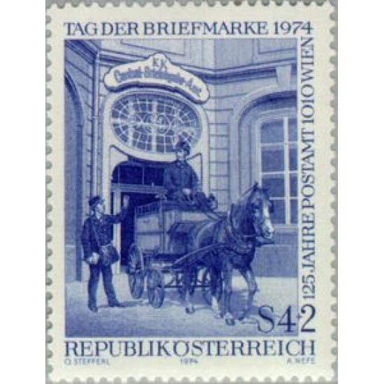 Österreich Austria - 1302 - 1974 Día del sello Lujo