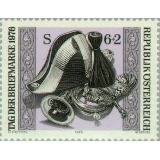 Österreich Austria - 1365 - 1976 Día del sello Lujo Österreich Austria - 1365 - 1976 Día del sello Lujo