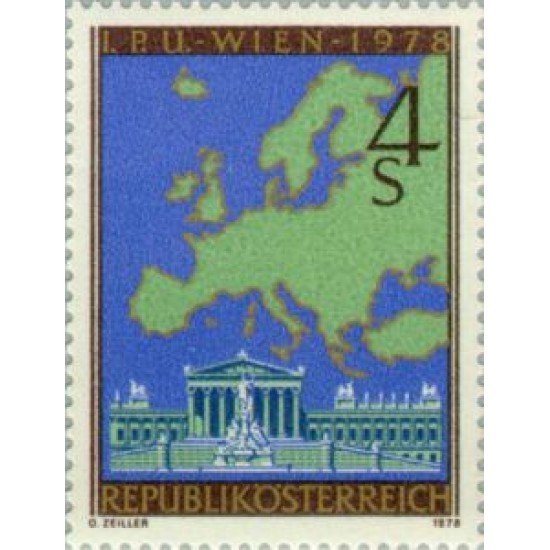 VAR2/S Österreich Austria  Nº 1403   1978  3ª Confer. inter. sobre la cooperación y la seguridad europeas Lujo