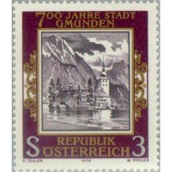 VAR3/S Österreich Austria Nº 1405 1978 7º Centº de la ciudad de Gmunden-castillo de Ort-Lujo VAR3/S Österreich Austria Nº 1405 1978 7º Centº de la ciudad de Gmunden-castillo de Ort-Lujo