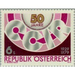 Österreich Austria - 1427 - 1979 50º Aniv. del Consejo Consultivo de la radio Lujo