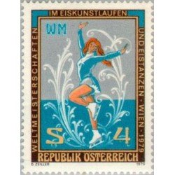 Österreich Austria - 1429 - 1979 Campeonato del mundo de patinaje art. sobre hielo Lujo