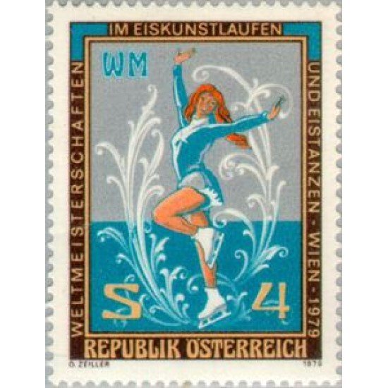 Österreich Austria - 1429 - 1979 Campeonato del mundo de patinaje art. sobre hielo Lujo