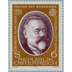 Österreich Austria - 1437 - 1979 Europa-retrato de Laurenz Koschier Lujo