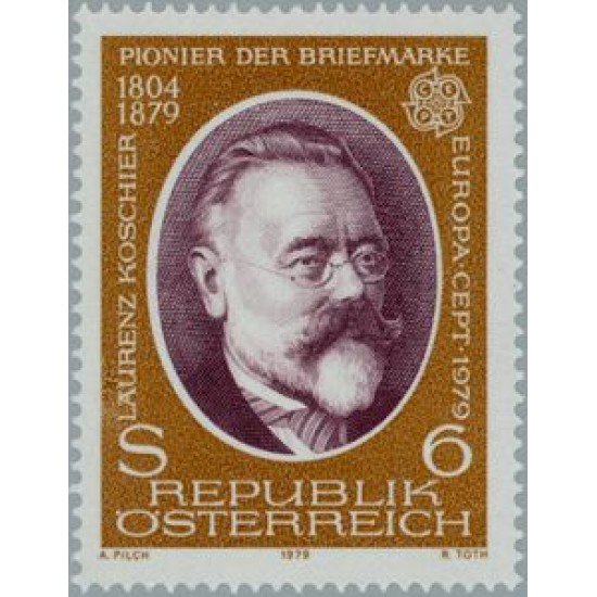 Österreich Austria - 1437 - 1979 Europa-retrato de Laurenz Koschier Lujo