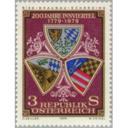 Österreich Austria - 1440 - 1979 Bicentenario de la región de Innviertel Lujo