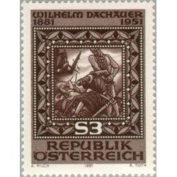 Öesterreich Austria - 1495 - 1981 100 Aniv. de Wilhelm Dachauer Lujo