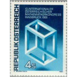 Öesterreich Austria - 1509 - 1981 10º Congr. de matemáticos -Innsbruck-Lujo Öesterreich Austria - 1509 - 1981 10º Congr. de matemáticos -Innsbruck-Lujo