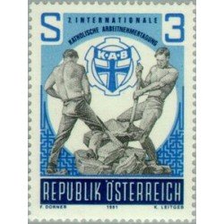 Öesterreich Austria - 1517 - 1981 7ª Reunión itern. de trabajadores católicos Lujo Öesterreich Austria - 1517 - 1981 7ª Reunión itern. de trabajadores católicos Lujo