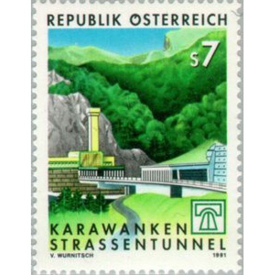 Öesterreich Austria - 1862 - 1991 Inauguración del túnel de Karawanken Lujo