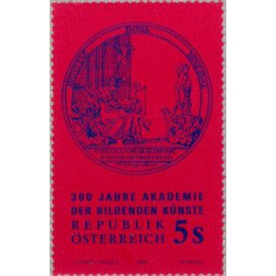 Öesterreich Austria  Nº 1909   1992  Tricentenariode la Academia de Bellas Artes de Viena Lujo