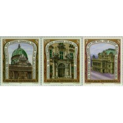 CIN/S Öesterreich Austria  Nº 1913/15  1993 Artes plásticas-aniversarios de arquitectos-Lujo