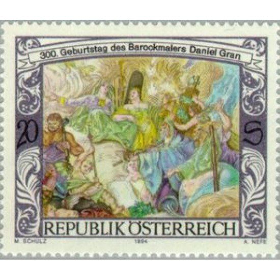 Öesterreich Austria - 1954 - 1994 300º Aniv. del pintor Daniel Gran Lujo