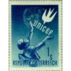 Österreich Austria - 777 - 1949 En honor de UNICEF Lujo Österreich Austria - 777 - 1949 En honor de UNICEF Lujo
