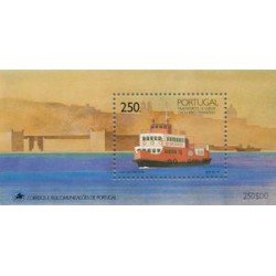 Portugal - 66-HB - 1989 Transportes típicos de Lisboa Barco Hojita Bloque 1 val- nº 1769 Lujo Portugal - 66-HB - 1989 Transportes típicos de Lisboa Barco Hojita Bloque 1 val- nº 1769 Lujo