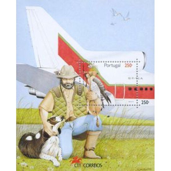 Portugal - 104-HB - 1994 Arte de la cetrería Fauna Ave Hojita Bloque 1 val. nº 2018 Lujo Portugal - 104-HB - 1994 Arte de la cetrería Fauna Ave Hojita Bloque 1 val. nº 2018 Lujo