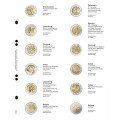 Hojas monedas 2 euros
